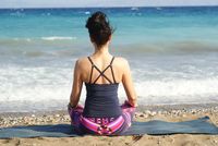 Yoga am Strand